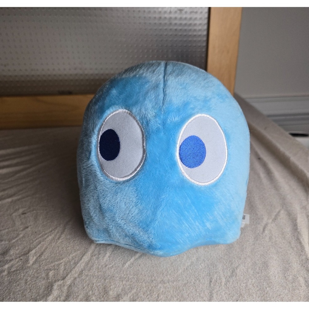 Inky Pac-Man Ghost Plush Toy 7" Light Blue Toy Factory